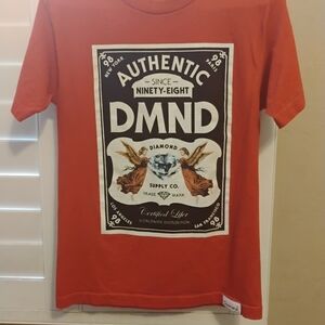 Diamond Supply Co. Red Tee Men's Small